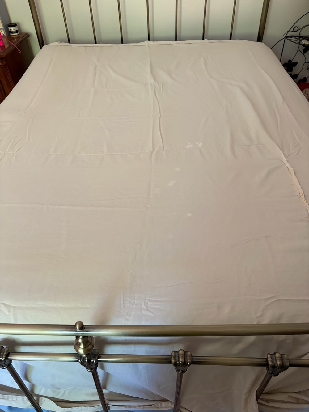Cream Colored Flat Queen Sized Sheet – Soft Neutral Bedding
